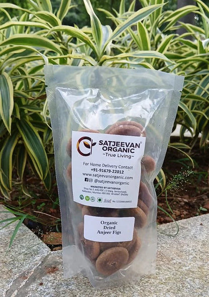 Satjeevan Organic Dried Anjeer Figs - 200 gm