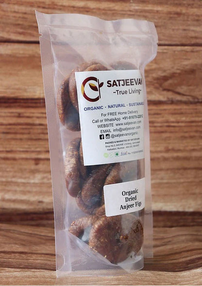 Satjeevan Organic Dried Anjeer Figs - 200 gm