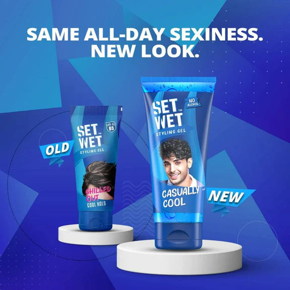 Set Wet Cool Hold Hair Gel, 100 ml