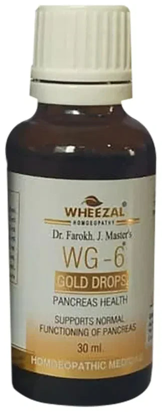 Wheezal Homeopathy WG-6 Gold Drops