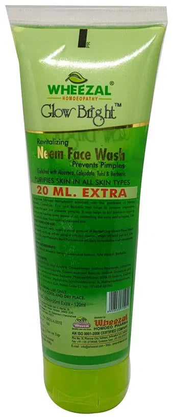 Wheezal Glow Bright Neem Face Wash