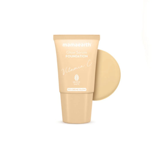 Mamaearth Glow Serum Foundation-Crème Glow