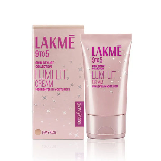 Lakme 9 To 5 Lumi Strobe Cream Highlighter + Moisturizer + Primer - 60 gm