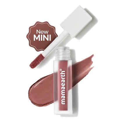 Mamaearth Feather Light Liquid Matte Lipstick - Nude Punch