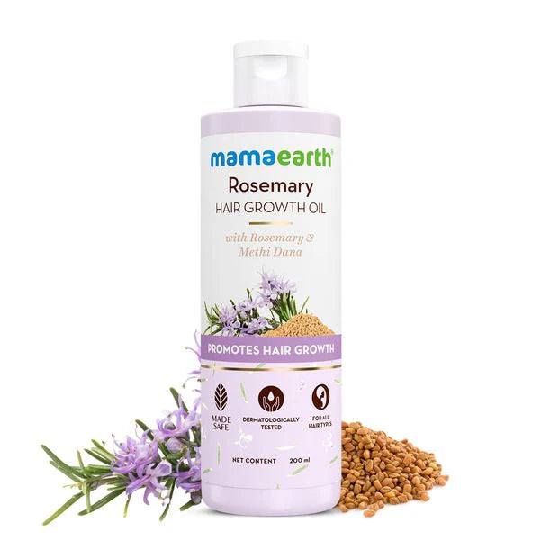 Mamaearth Rosemary Hair Growth Oil with Rosemary & Methi Dana