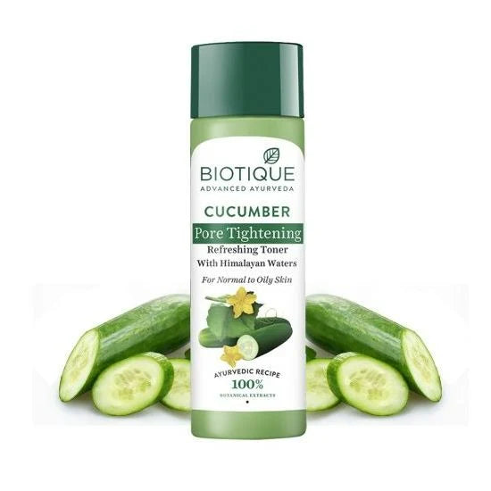 Biotique Bio Cucumber Pore Tightening Freshener With Himalayan Waters - 120 ml
