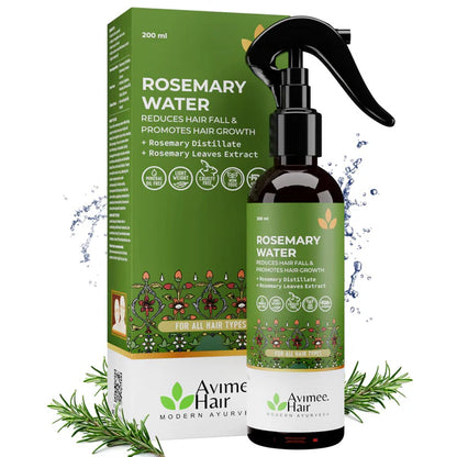 Avimee Herbal Rosemary Water For Hair And Skin For Hair Growth, Hair Fall Control and Scalp Health - 200 ml