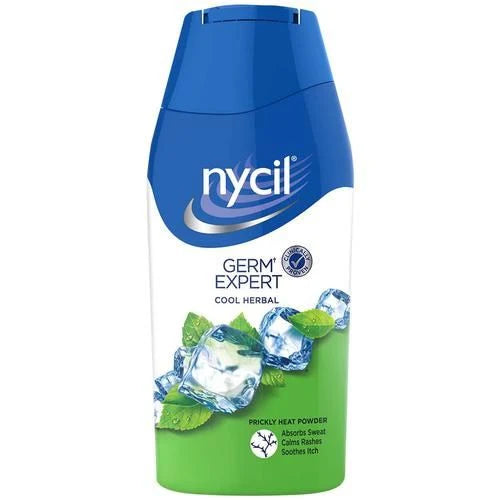 Nycil Germ Expert Cool Herbal Prickly Heat Talcum Powder - 60 gm
