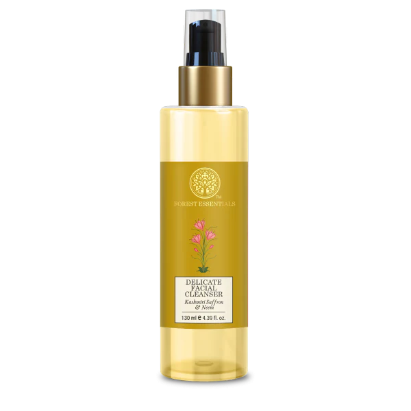 Forest Essentials Delicate Facial Cleanser Kashmiri Saffron & Neem