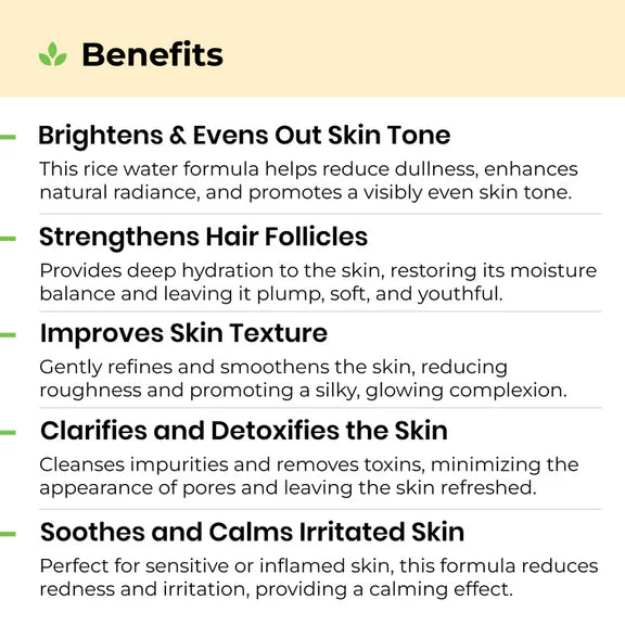 Avimee Herbal Rice Water for Hair and Skin - 200 ml