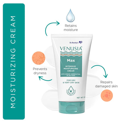 Dr. Reddy's Venusia Max Intensive Moisturizing Cream - 150 gm