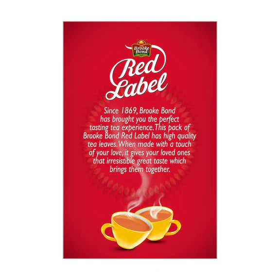 Brooke Bond Red Label Tea | Premium Powdered Strong Black Chai from the Best Choosen Leaves - 500 gm