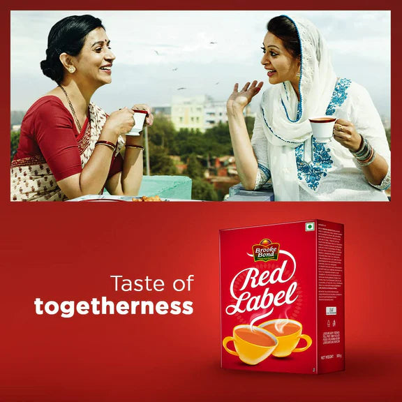 Brooke Bond Red Label Tea | Premium Powdered Strong Black Chai from the Best Choosen Leaves - 500 gm