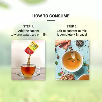 Dabur Honitus Hot Sip Ayurvedic Kadha - Pack of 30 Sachets
