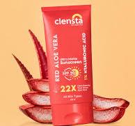 Red Aloe Vera Ultra Matte Sunscreen with 1% Hyaluronic Acid and SPF 50 PA++++ UVA/UVB