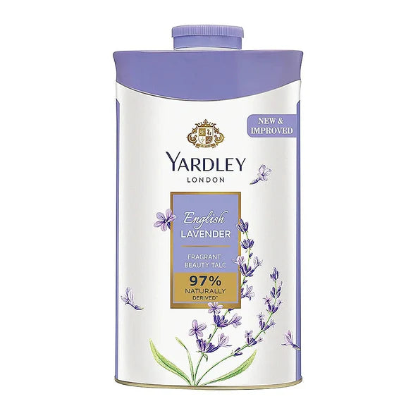 Yardley London English Lavender Perfumed Deodorizing Talc Talcum Powder - 100 gm