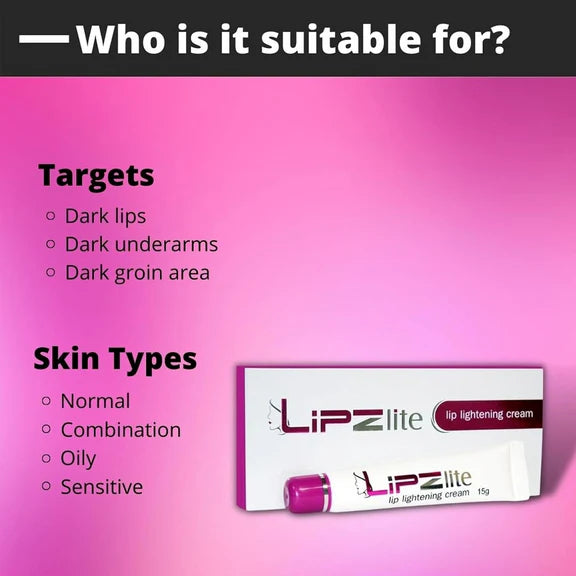 Lipzlite Lip Lightening Cream - 15 gm