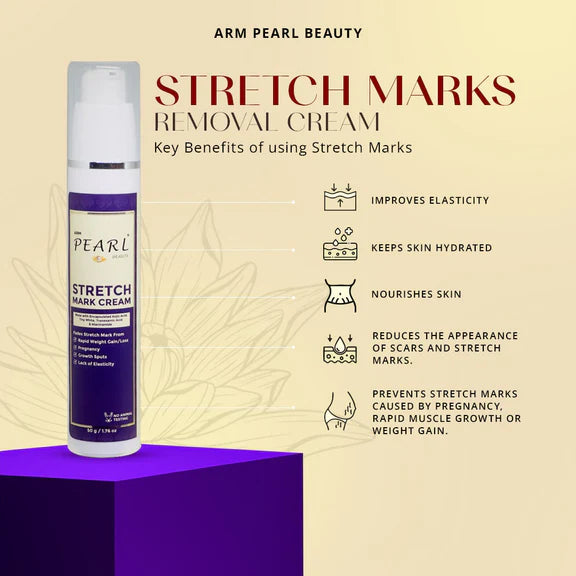 ARM Pearl Beauty Stretch Marks Cream - 50 gm