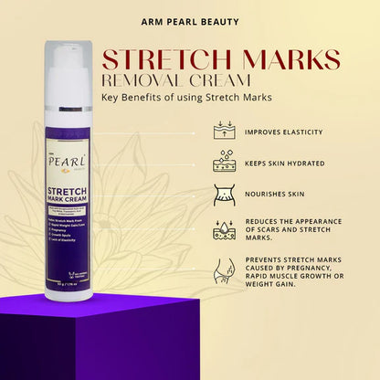 ARM Pearl Beauty Stretch Marks Cream - 50 gm