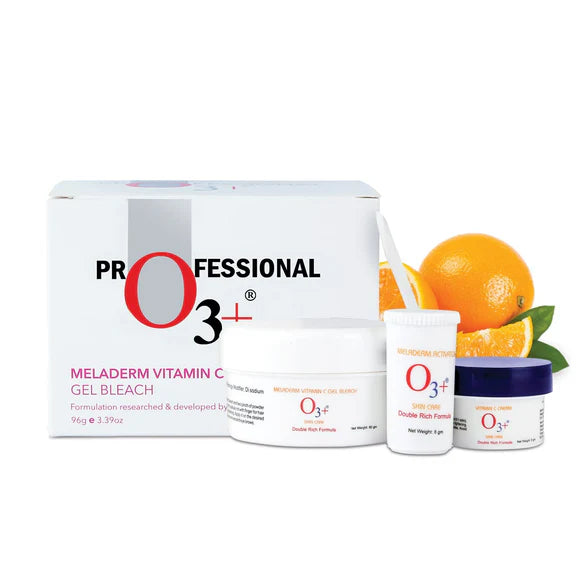 Professional O3+ Meladerm Vitamin C Gel Bleach - Combo