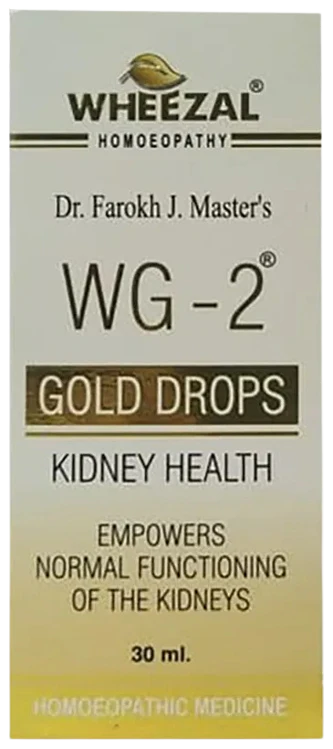 Wheezal Homeopathy WG-2 Gold Drops