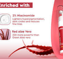 Clensta Red Aloe Vera Under Eye Cream With 2% Niacinamide (Pack of 2)