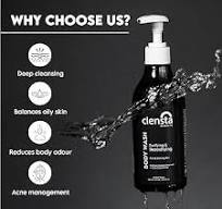 Purifying & Detoxifying Body Wash With 0.4% Activated Charcoal & 0.3% Chamomile Extract