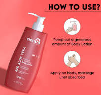 Red Aloe Vera Hydrating & Nourishing Body Lotion With Hyaluronic Acid & Vitamin E