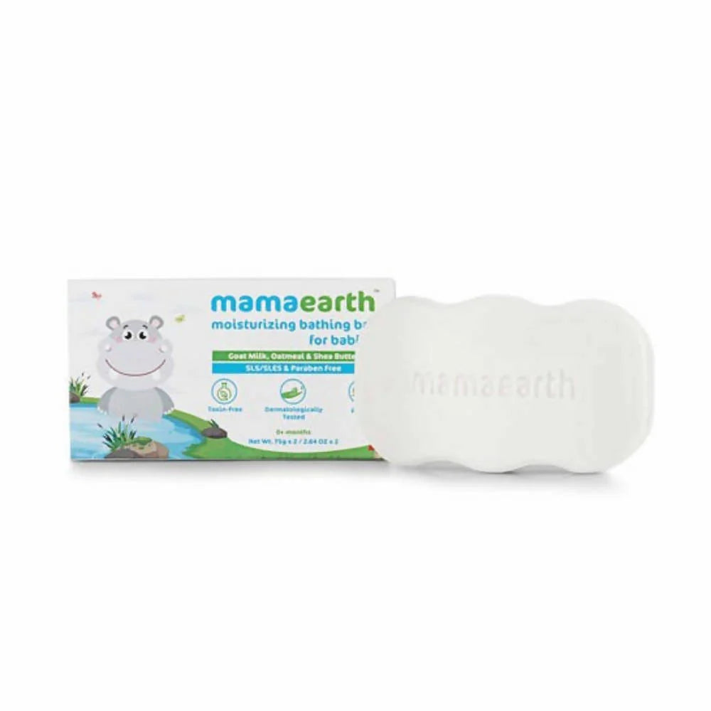 Mamaearth Moisturizing Bathing Bar Soap For Babies -Pack of 2