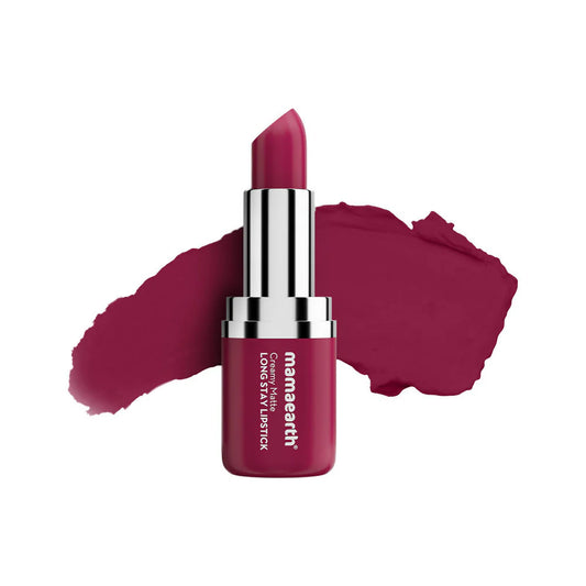 Mamaearth Creamy Matte Long Stay Lipstick - Cranberry Crush