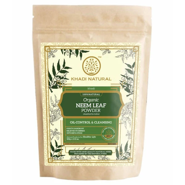Khadi Natural Organic Neem Leaf Powder - 100 gm