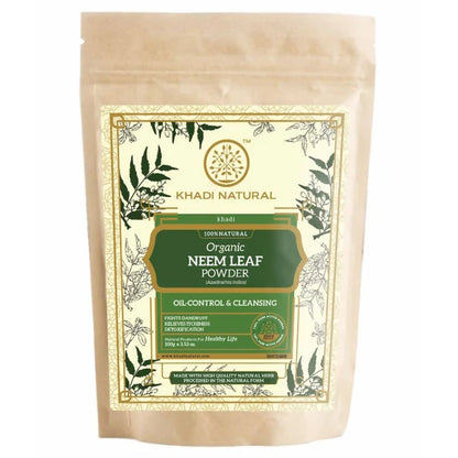 Khadi Natural Organic Neem Leaf Powder - 100 gm
