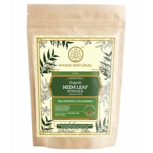 Khadi Natural Organic Neem Leaf Powder - 100 gm