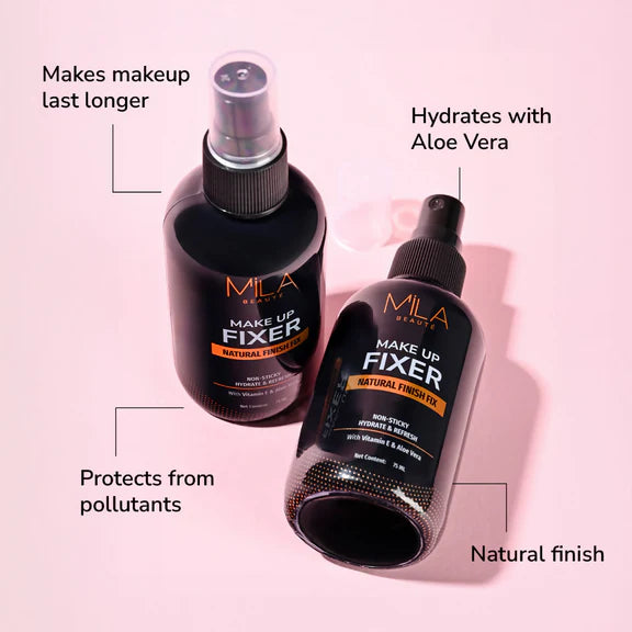 Mila Beaute Non Sticky & Long Lasting Makeup Fixer with Aloe Vera and Vitamin E - 75 ml
