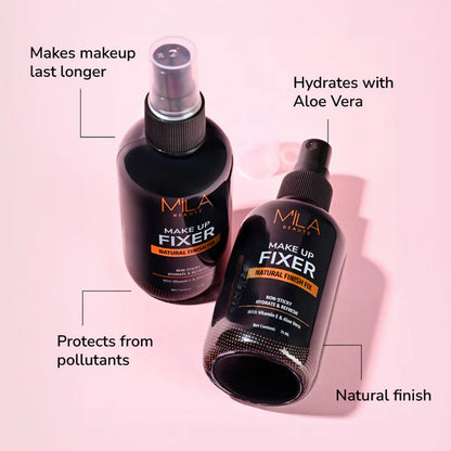 Mila Beaute Non Sticky & Long Lasting Makeup Fixer with Aloe Vera and Vitamin E - 75 ml