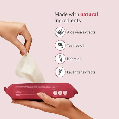 Sirona pH Balanced Bamboo Intimate Wet Wipes - 30 Wipes