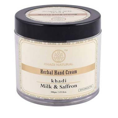 Khadi Natural Milk & Saffron Herbal Hand Cream - 100 gm