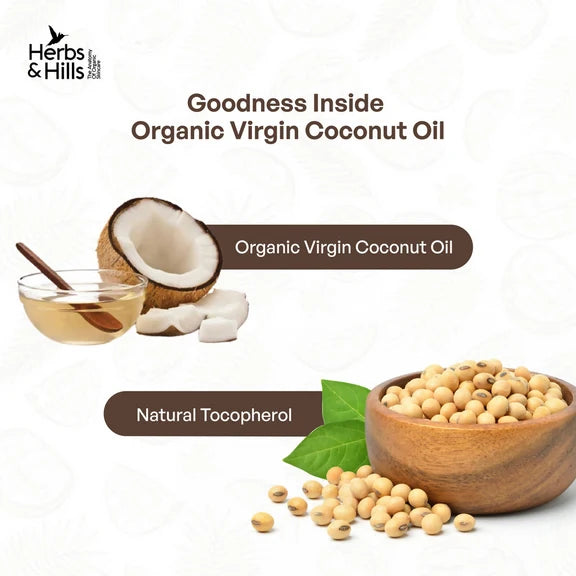 Herbs & Hills Organic Virgin Coconut Oil - 300 ml