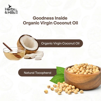 Herbs & Hills Organic Virgin Coconut Oil - 300 ml