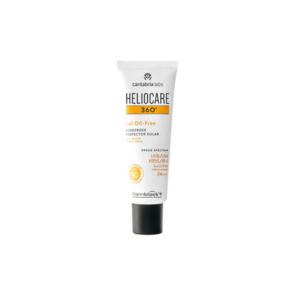 Heliocare 360 Gel Oil-Free Sunscreen SPF 50 Pa++++ Oily & Combination Skin, Anti-Acne, Matte Finish - 50 ml