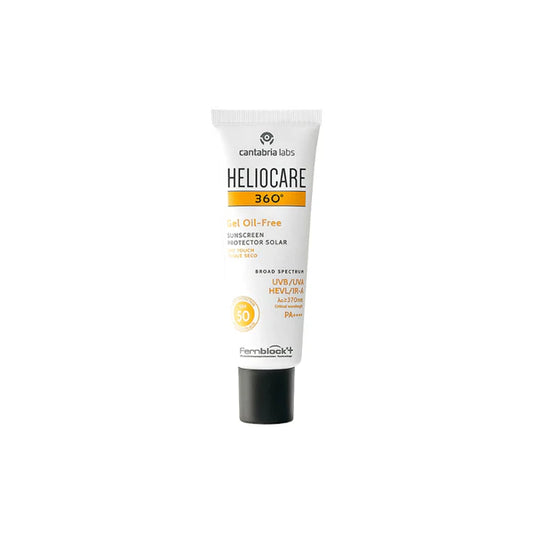 Heliocare 360 Gel Oil-Free Sunscreen SPF 50 Pa++++ Oily & Combination Skin, Anti-Acne, Matte Finish - 50 ml