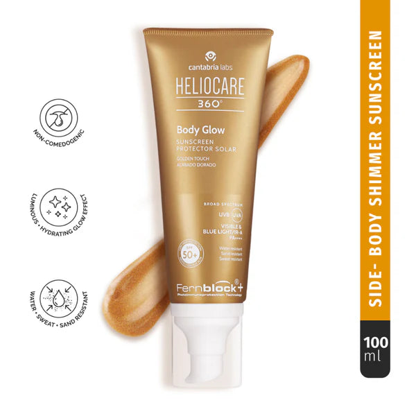 Heliocare 360 Body Glow SPF 50+ Body Sunscreen - 100ml