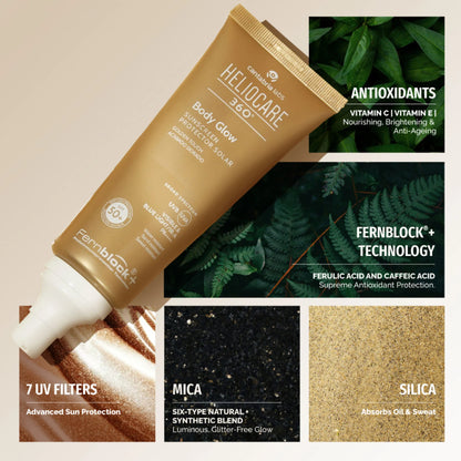 Heliocare 360 Body Glow SPF 50+ Body Sunscreen - 100ml