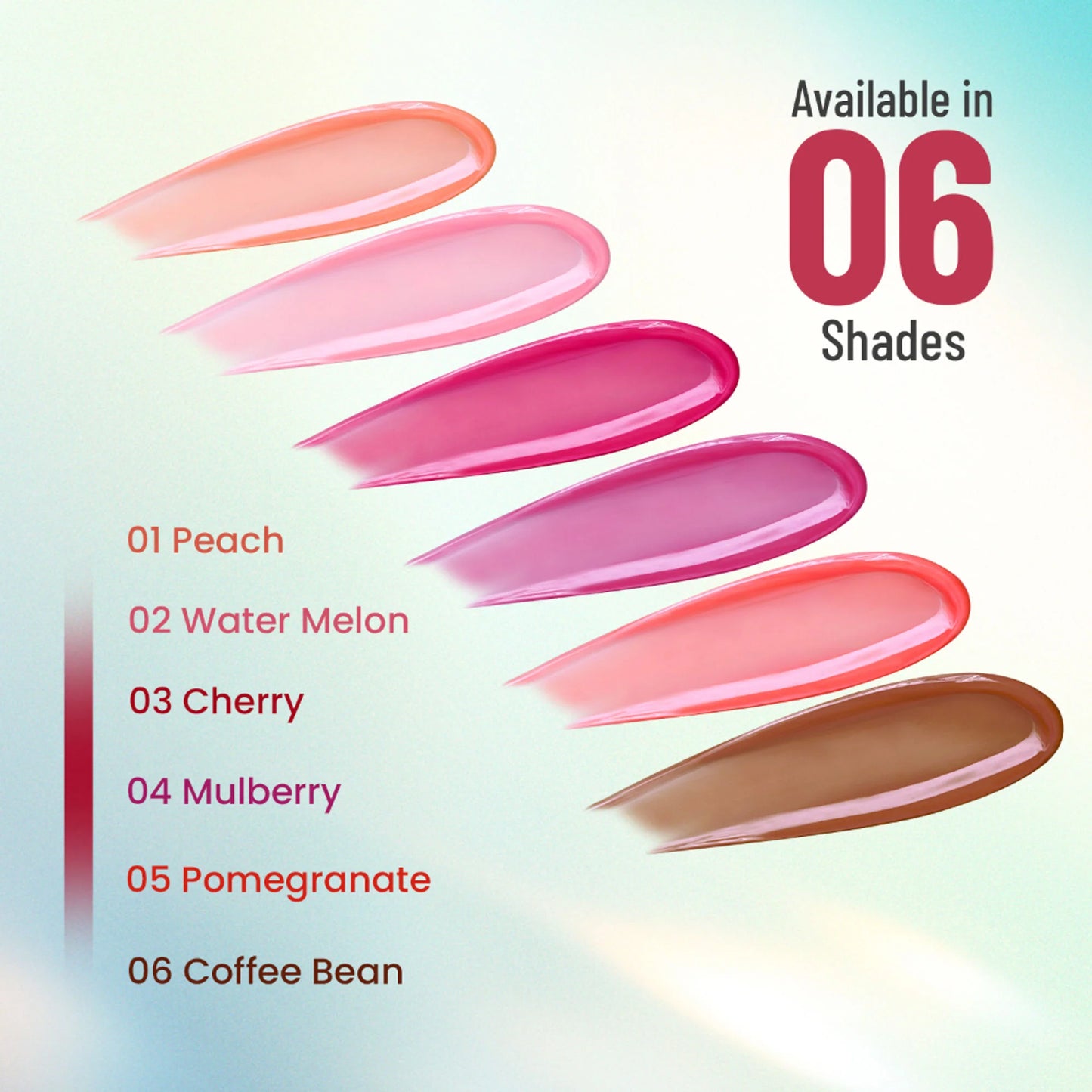 Swiss Beauty Kiss Kandy Tinted Lip Balm | Non-Sticky with Olive Oil & Vitamin E - 05 Pomegranate - 10 ml