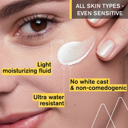 Uriage Bariesun Moisturizing Sunscreen SPF50+ Prevents Sun Damage & Skin Aging Dermat Recommended - 50 ml