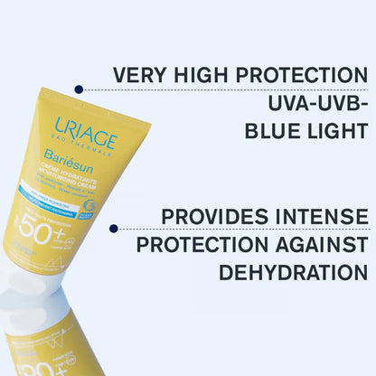 Uriage Bariesun Moisturizing Sunscreen SPF50+ Prevents Sun Damage & Skin Aging Dermat Recommended - 50 ml