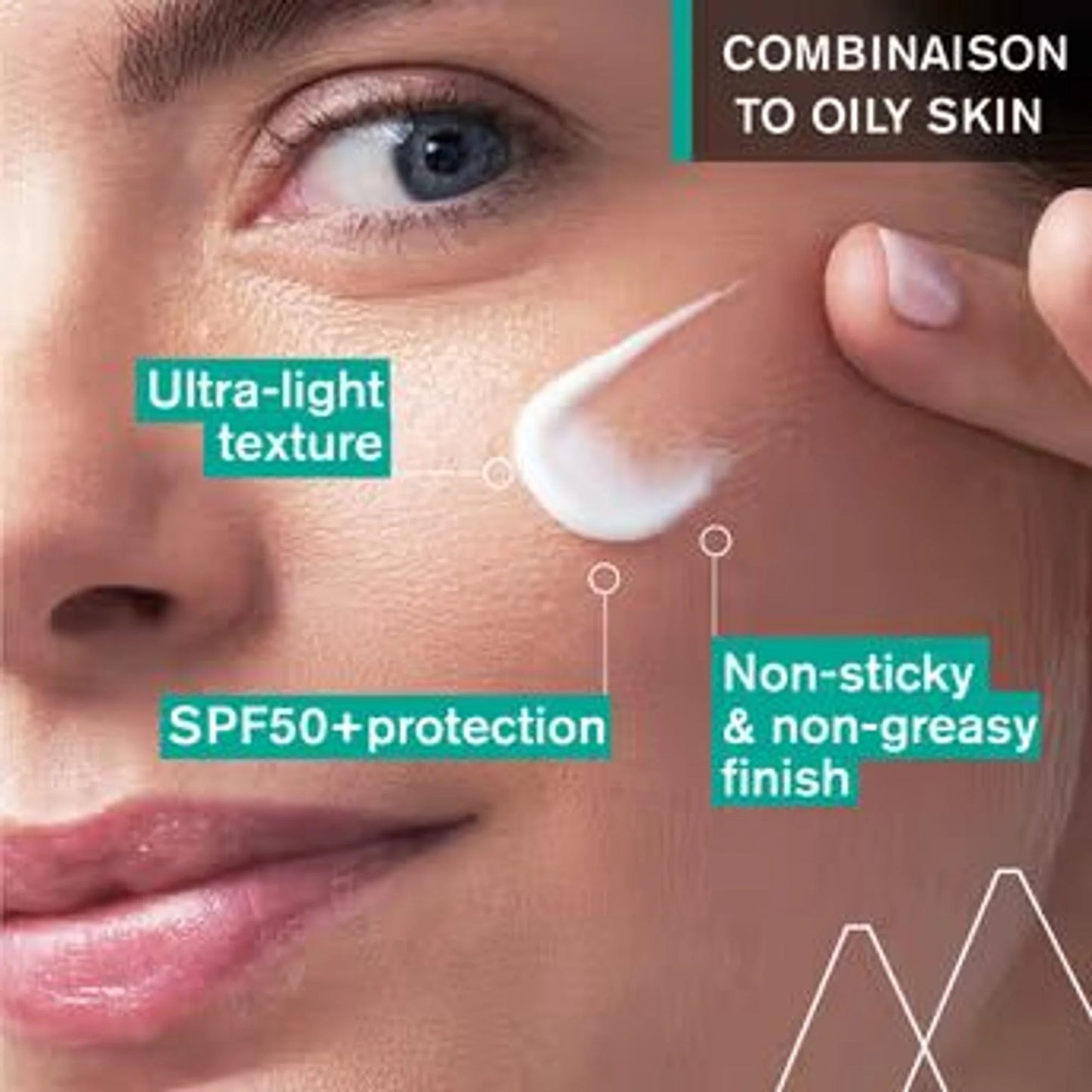 Uriage Hyseac Mattifying Fluid SPF50+ Light & Matt Texture Combination Oily Skin Dermat Recommended - 50 ml