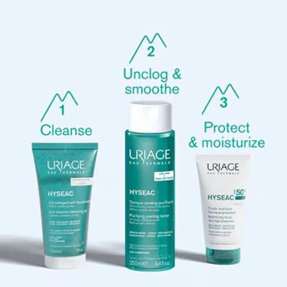 Uriage Hyseac Mattifying Fluid SPF50+ Light & Matt Texture Combination Oily Skin Dermat Recommended - 50 ml