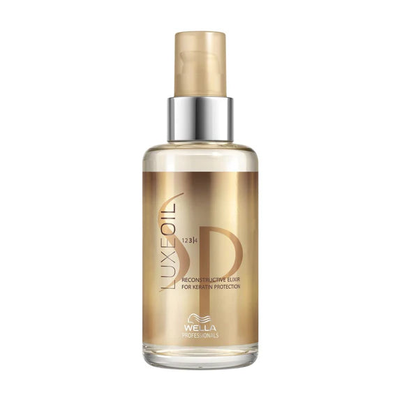 System Professional Luxe Oil Keratin Restore Reconstructive Elixir with Almond Oils for Smooth, Strong Hair - 30 ml