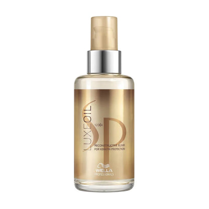 System Professional Luxe Oil Keratin Restore Reconstructive Elixir with Almond Oils for Smooth, Strong Hair - 30 ml